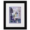 Image 1 : Moshe Leider, Framed Original Mixed Media Watercolor Painting, Hand Signed with Letter of Authentici