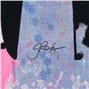 Image 2 : Gail Rodgers, "Barbie" Hand Signed Original Hand Pulled Silkscreen Mixed Media on Canvas with Letter