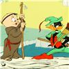 Image 2 : "Buck and a Quarter Staff" by Chuck Jones (1912-2002). Limited Edition Animation Cel with Hand Paint