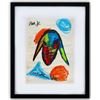 Image 1 : Menashe Kadishman- Pastel on Paper "Untitled"