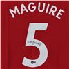 Image 2 : Manchester United F.C. Jersey (Home) Autographed by Professional Footballer, Harry Maguire with Cert