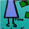 Image 2 : Todd Goldman, "Cheater" Original Acrylic Painting on Gallery Wrapped Canvas (72" x 60"), Hand Signed