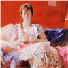 Image 2 : Pino (1939-2010), "Afternoon Tea" Artist Embellished Limited Edition on Canvas, AP Numbered and Hand