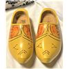 Image 2 : Yellow Wooden Clogs from Holland , 11" Length