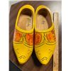 Image 3 : Yellow Wooden Clogs from Holland , 11" Length