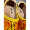 Image 4 : Yellow Wooden Clogs from Holland , 11" Length