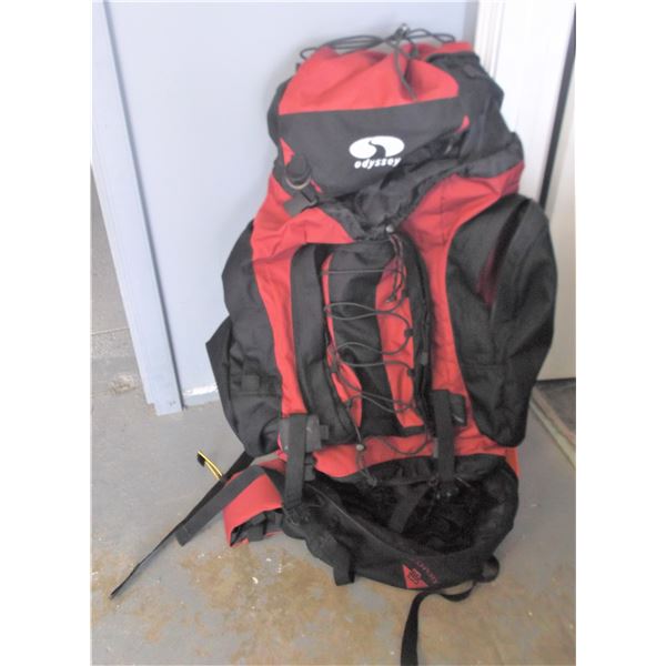 Red Hiking Backpack