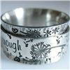Image 3 : "I am Enough" motivational ring size 8