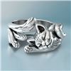 Image 1 : Adorable Cat Ring Size 7