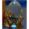 Image 3 : Gorgeous Glass Egg on Stand