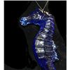 Image 3 : Blue Glass Seahorse Suncatcher