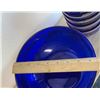 Image 2 : Cobalt Blue Glass Bowls with Gold