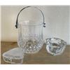 Image 1 : Glass Ice Cube Container, Candle Holder and Jewelry Box