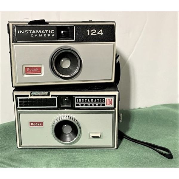 TWO Instamatic Cameras,  104 and 124