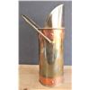 Image 2 : Brass and Copper Matchstick Holder, Fireplace Decor