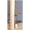 Image 3 : Two Tiered Metal Serving Tray, 8" Height