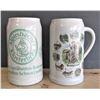 Image 1 : Two 1 Liter German Beer Steins
