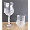 Image 6 : Crystal Glassware Set - 74 Pieces - See Images - As Is