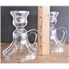 Image 2 : Two Glass Candlesticks - All Proceeds to the DMSCC