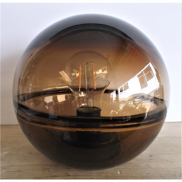 Brown Globe Table Lamp - All Proceeds to DMSCC