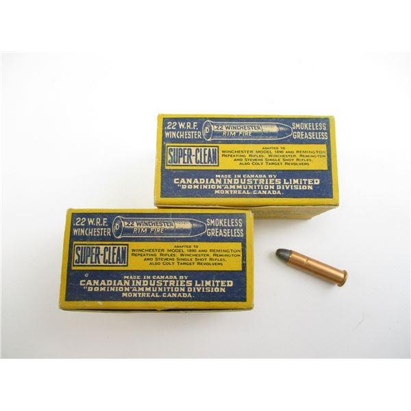 COLLECTIBLE CIL .22 W.R.F. AMMO