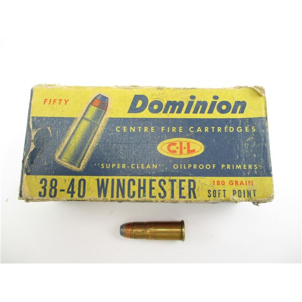 COLLECTIBLE CIL .38-40 WINCHESTER