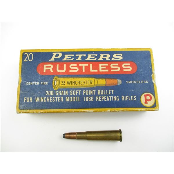 COLLECTIBLE PETERS .33 WINCHESTER