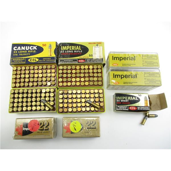 COLLECTIBLE ASSORTED CIL .22 AMMO