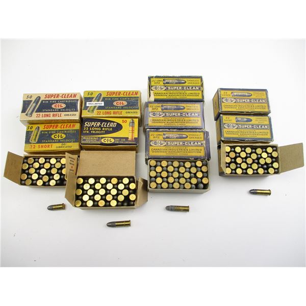 COLLECTIBLE ASSORTED CIL .22 AMMO
