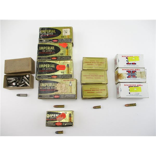 COLLECTIBLE ASSORTED .22 AMMO