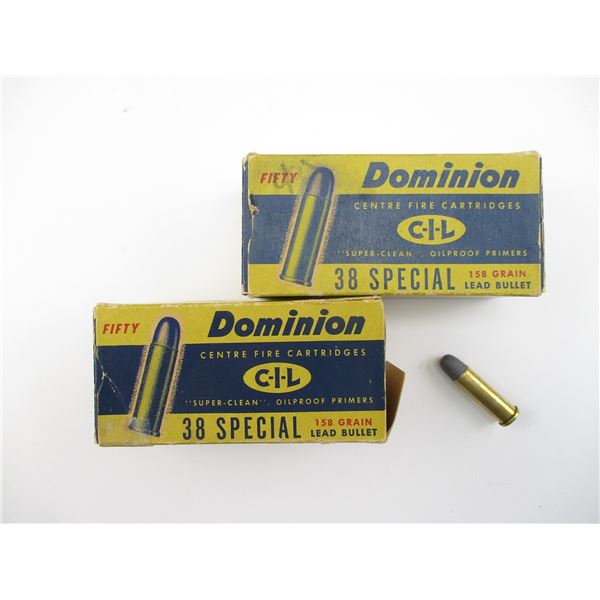 COLLECTIBLE CIL DOMINION .38 SPL