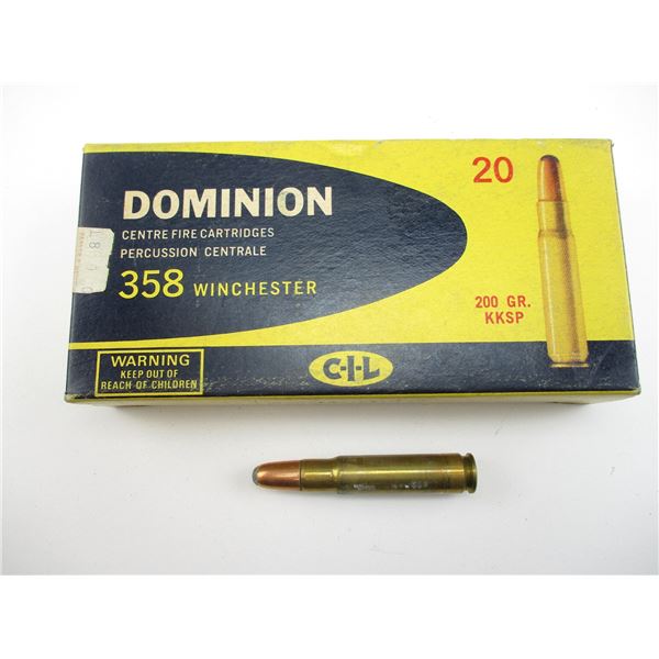 COLLECTIBLE CIL DOMINION .358 WIN