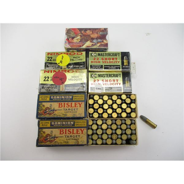 COLLECTIBLE ASSORTED .22 AMMO