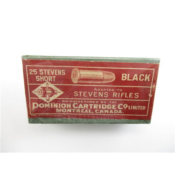 COLLECTIBLE DOMINION .25 SHORT STEVENS