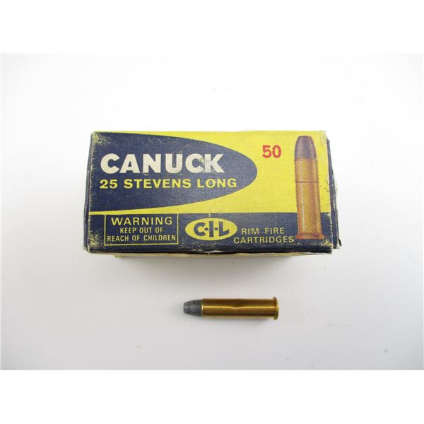 COLLECTIBLE CIL CANUCK .25 STEVENS LONG