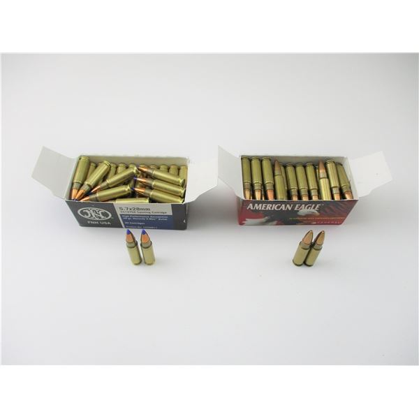 ASSORTED .5.7X28MM AMMO LOT