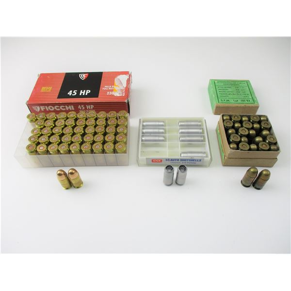 ASSORTED .45 AMMO LOT