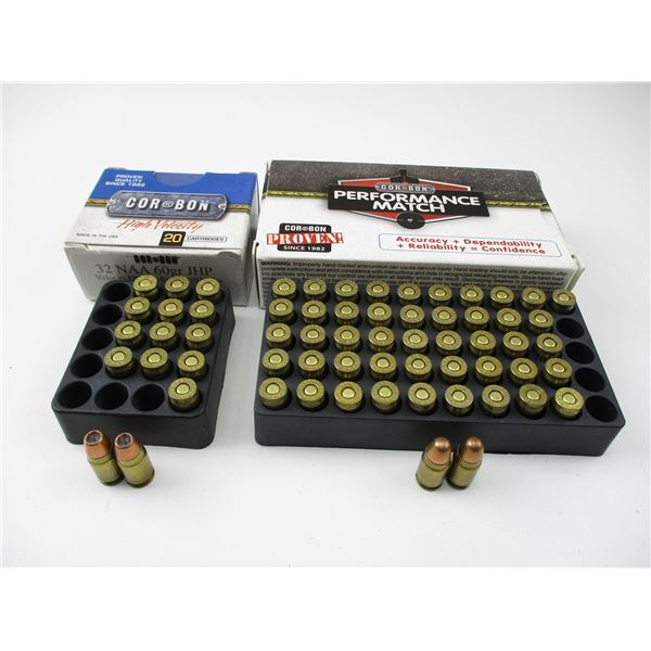 ASSORTED COR-BON .32 NAA AMMO LOT