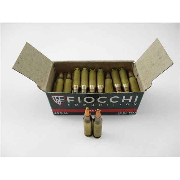 FIOCCHI 4.6X30 AMMO LOT