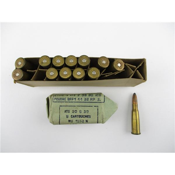 ASSORTED 8MM LEBEL AMMO LOT