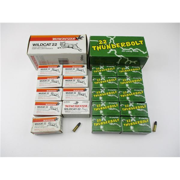 ASSORTED .22 LR AMMO LOT