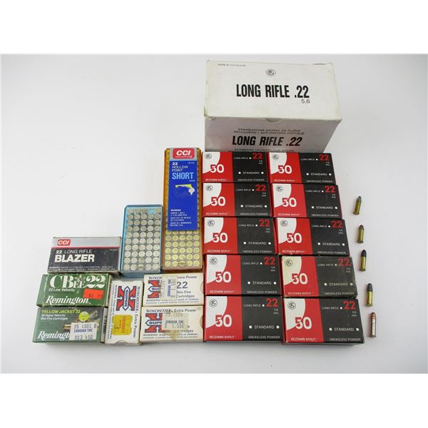 ASSORTED .22 AMMO LOT