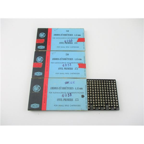 RWS .445 MM PRIMERS