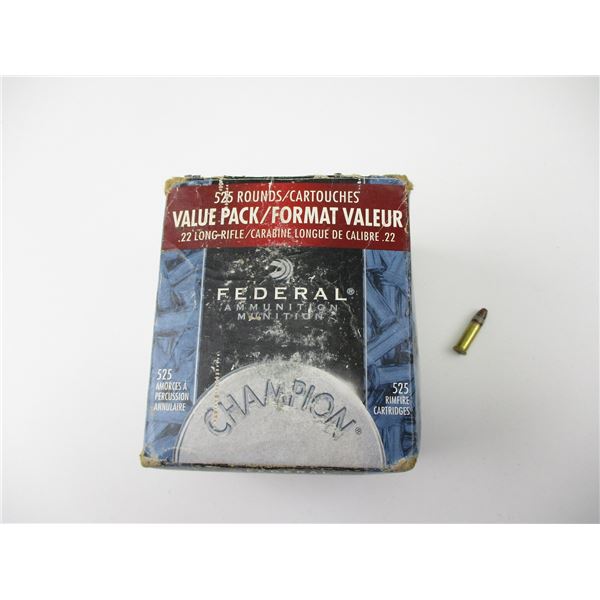 FEDERAL .22 LR AMMO LOT