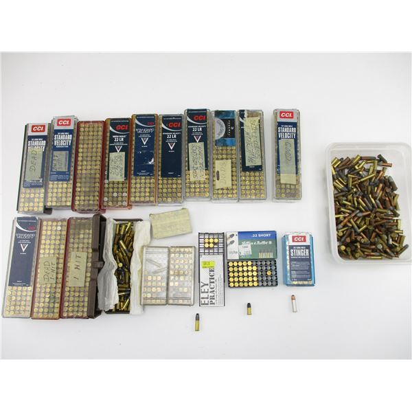 ASSORTED .22 AMMO  LOT