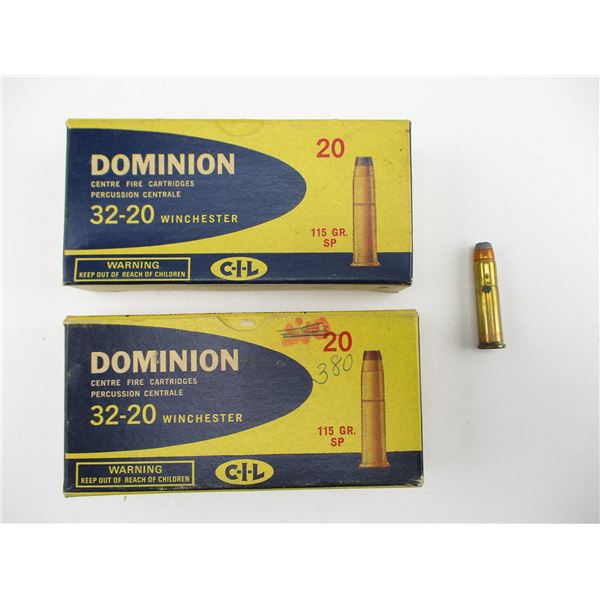 DOMINION .32-20 WIN AMMO