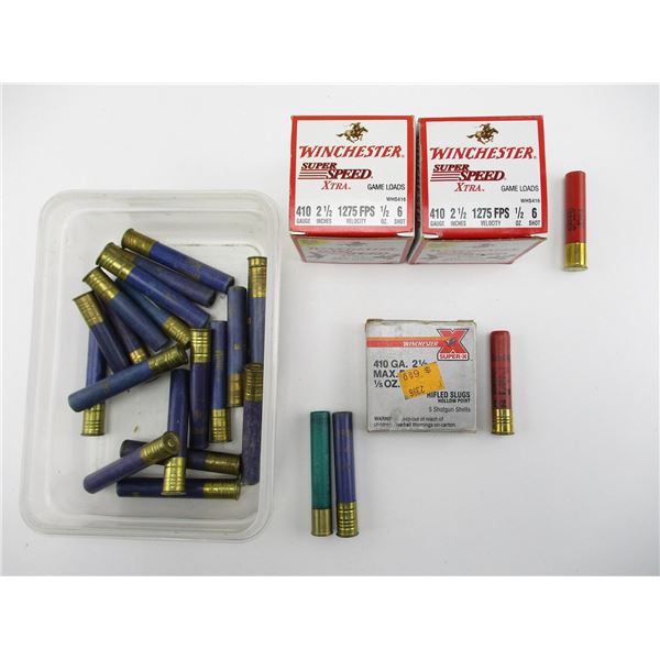 ASSORTED .410 GAUGE SHOTSHELLS