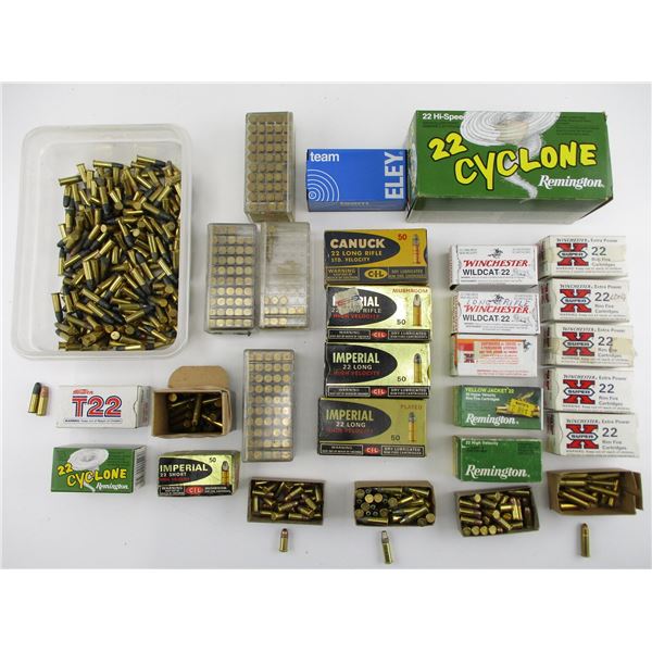 ASSORTED .22 AMMO LOT