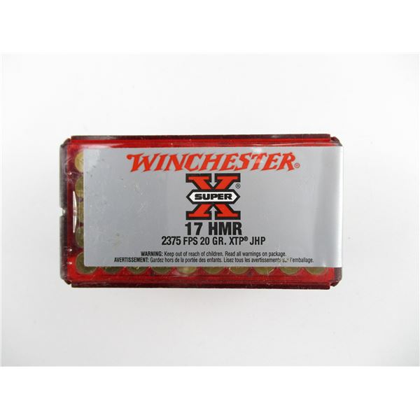 WINCHESTER SUPER-X .17 HMR AMMO