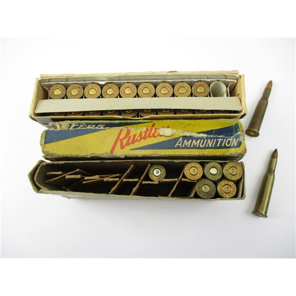 ASSORTED .22 SAVAGE/HP AMMO